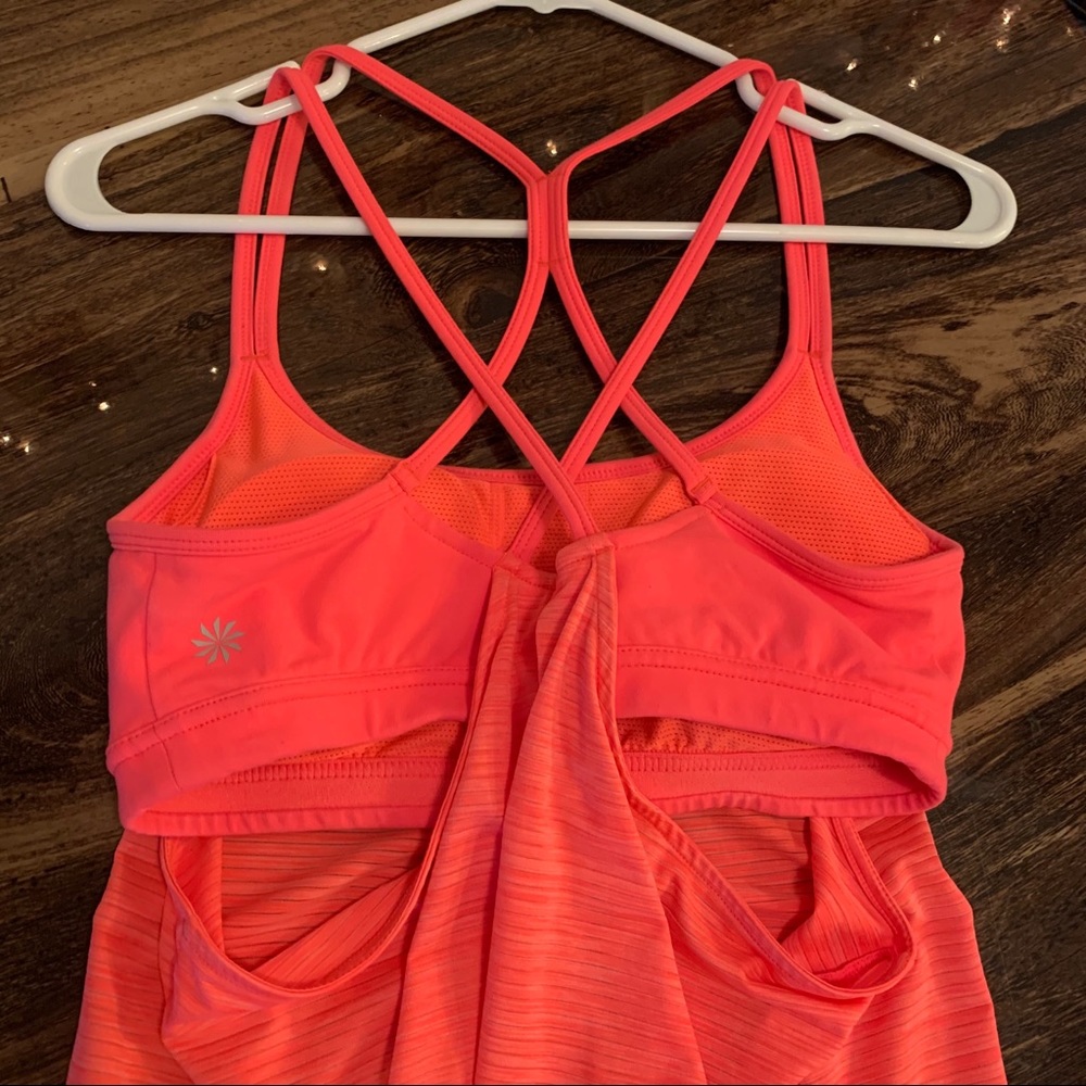 LIKE NEW coral Athleta top